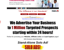 Perfect for promoting your Website, Affiliate Links and Lead Capture pages!